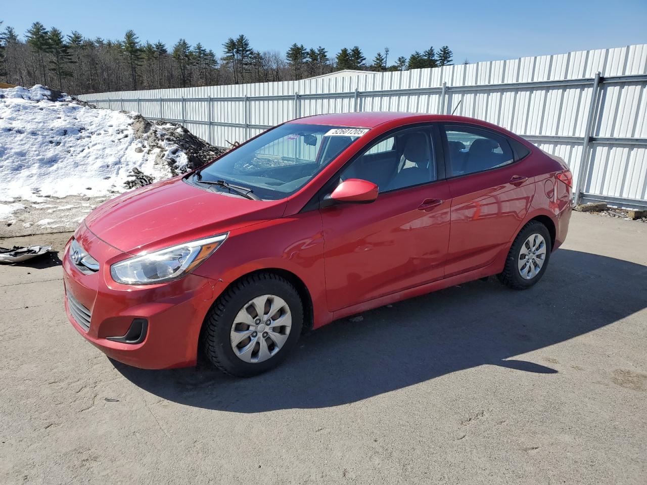 2016 Hyundai Accent Se zu verkaufen in Windham, ME - Side
