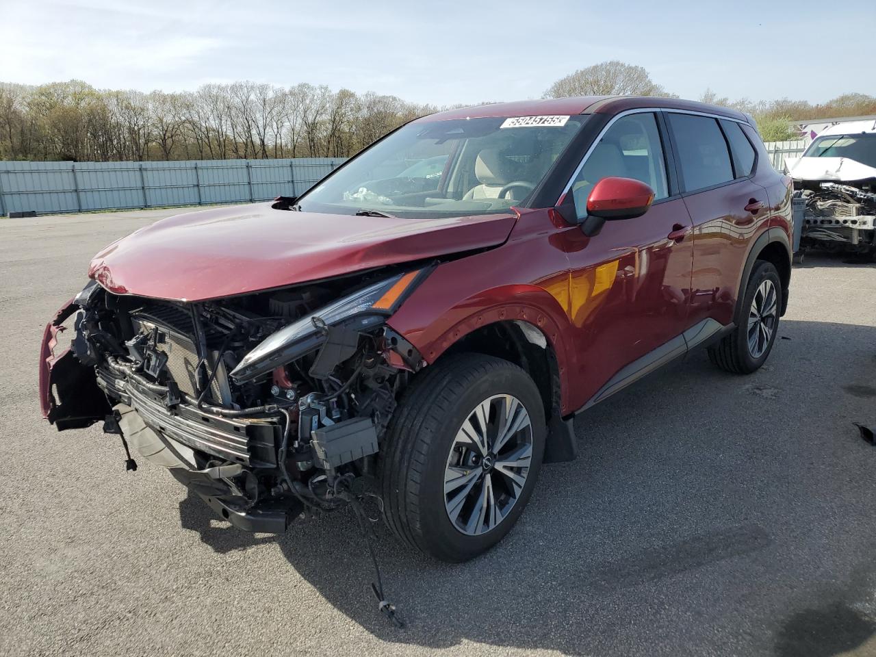2023 Nissan Rogue Sv للبيع في Assonet، MA - Front End