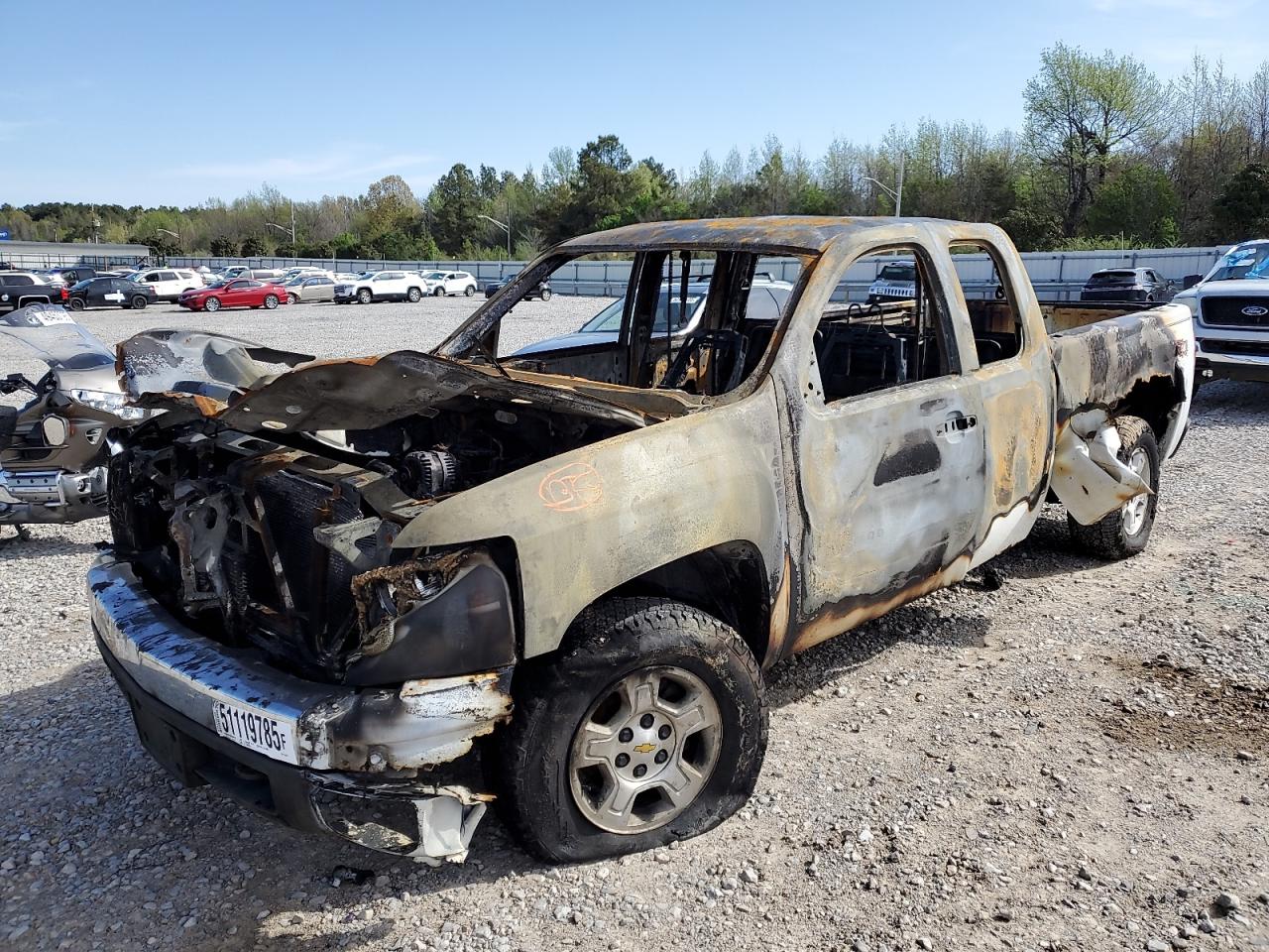 2008 Chevrolet Silverado K1500 на продаже в Memphis, TN - Burn