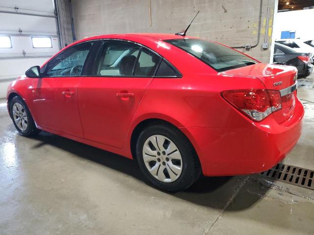  CHEVROLET CRUZE 2014 Czerwony