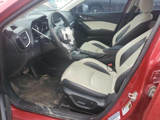 Sedans MAZDA 3 2016 Czerwony