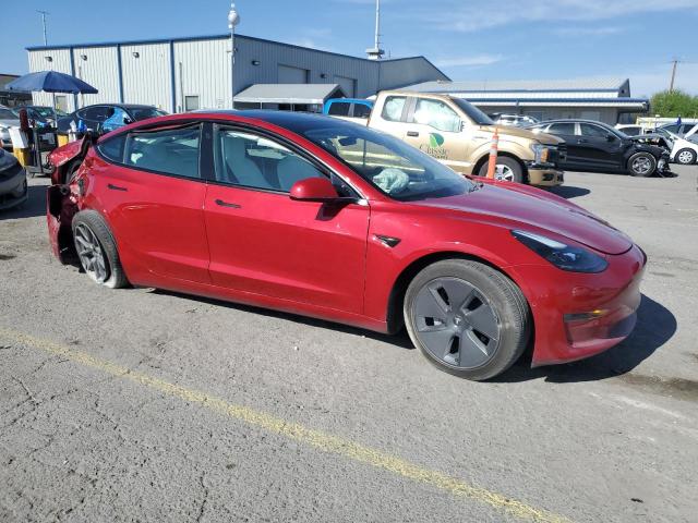  TESLA MODEL 3 2021 Czerwony