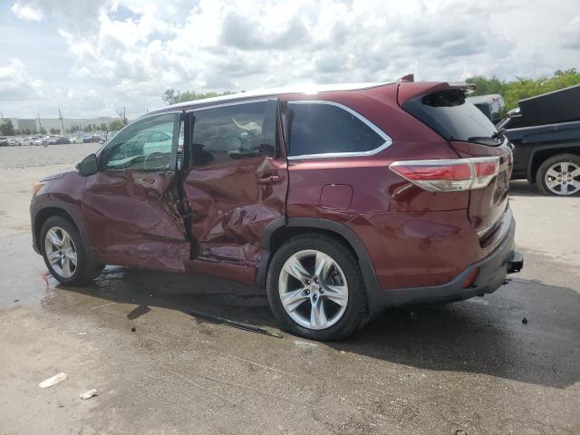  TOYOTA HIGHLANDER 2014 Бургунді