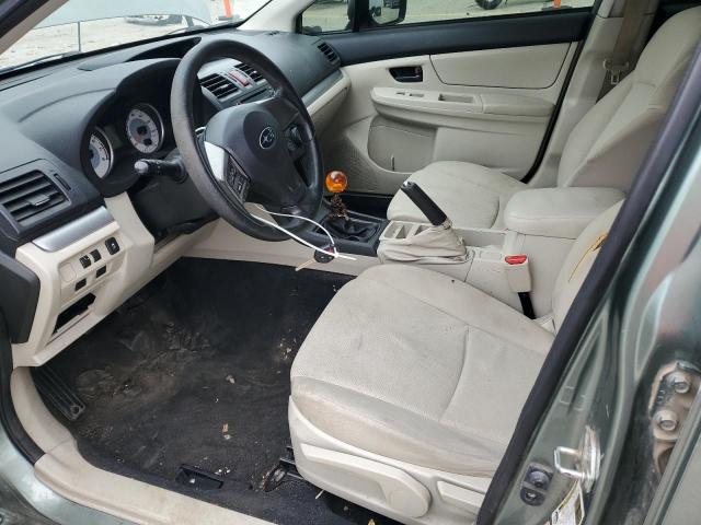  SUBARU IMPREZA 2014 Zielony