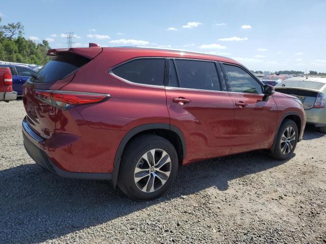  TOYOTA HIGHLANDER 2021 Czerwony