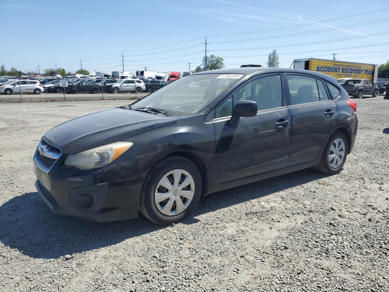 2012 Subaru Impreza de vânzare în Eugene, OR - Front End