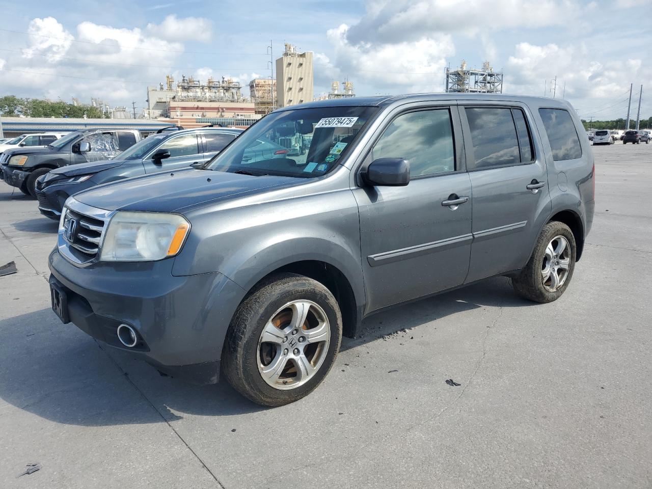 2012 Honda Pilot Exl на продаже в New Orleans, LA - Water/Flood