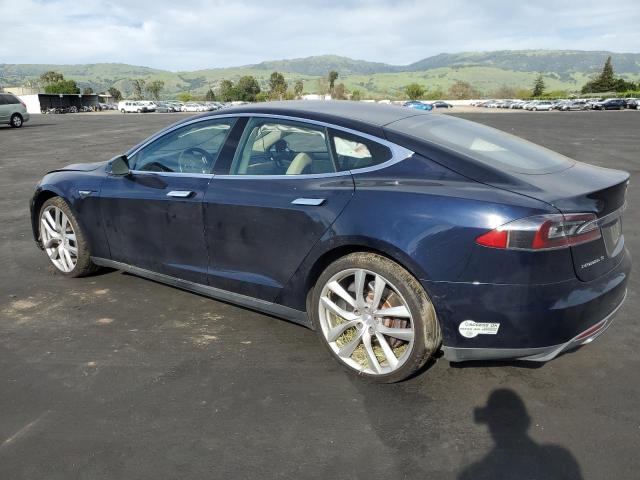 Хэтчбеки TESLA MODEL S 2014 Синий