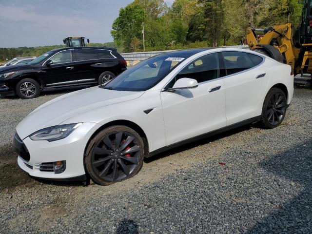  TESLA MODEL S 2015 Белы
