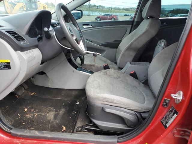  HYUNDAI ACCENT 2017 Red