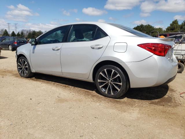  TOYOTA COROLLA 2018 Серебристый