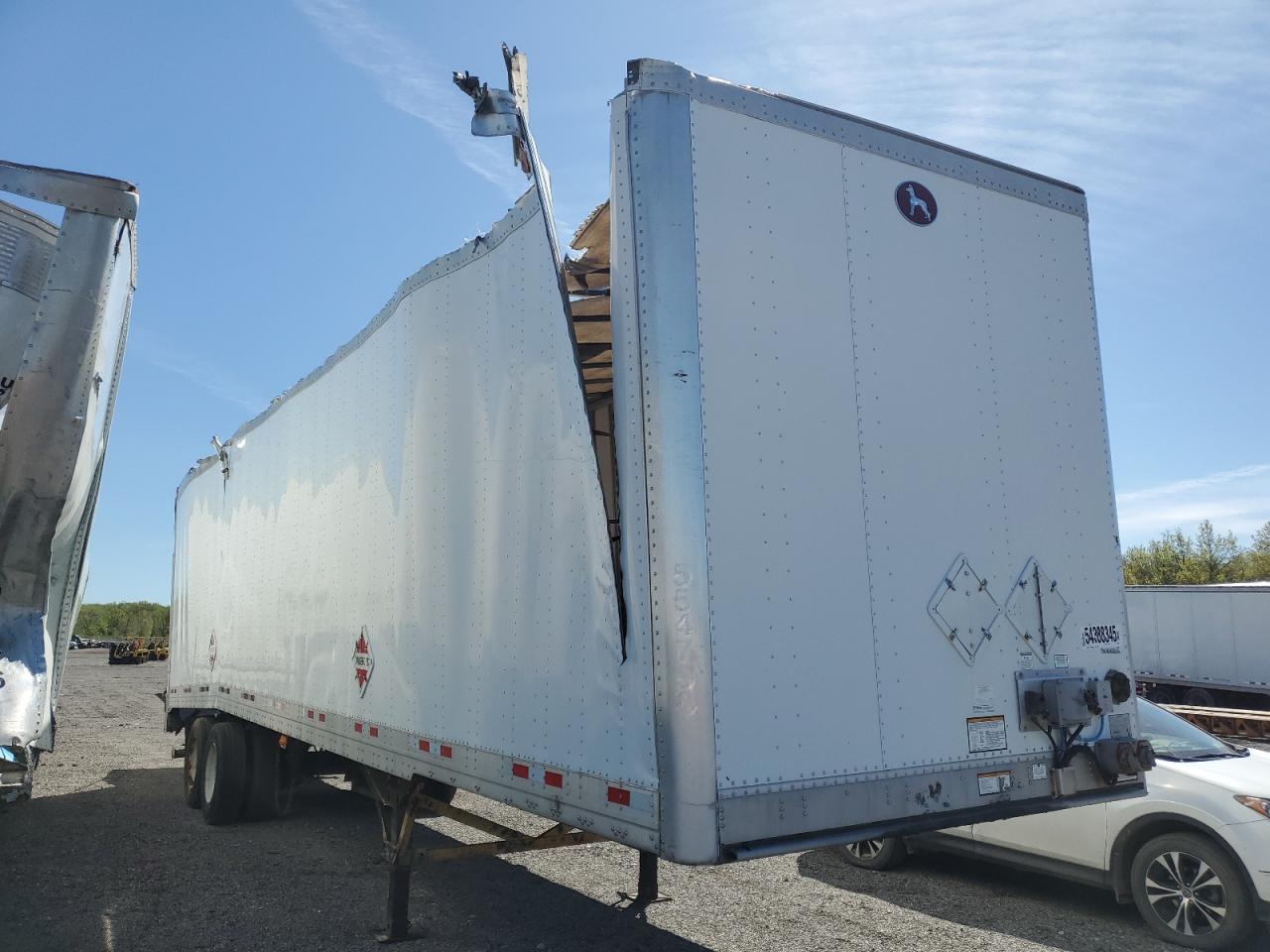 2020 Great Dane Cs1-1314-02099 Dry Van Trailer zu verkaufen in Columbia Station, OH - Top/Roof