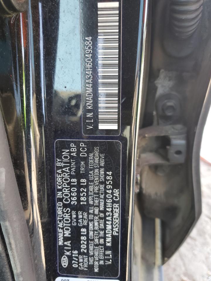 2017 Kia Rio Lx VIN: KNADM4A34H6049584 Lot: 53499765