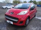 2011 PEUGEOT 107 URBAN for sale at Copart WOLVERHAMPTON