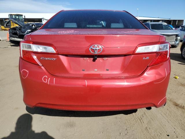  TOYOTA CAMRY 2013 Красный
