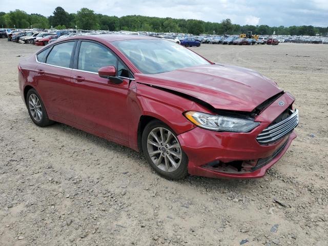 Седани FORD FUSION 2017 Бордовий
