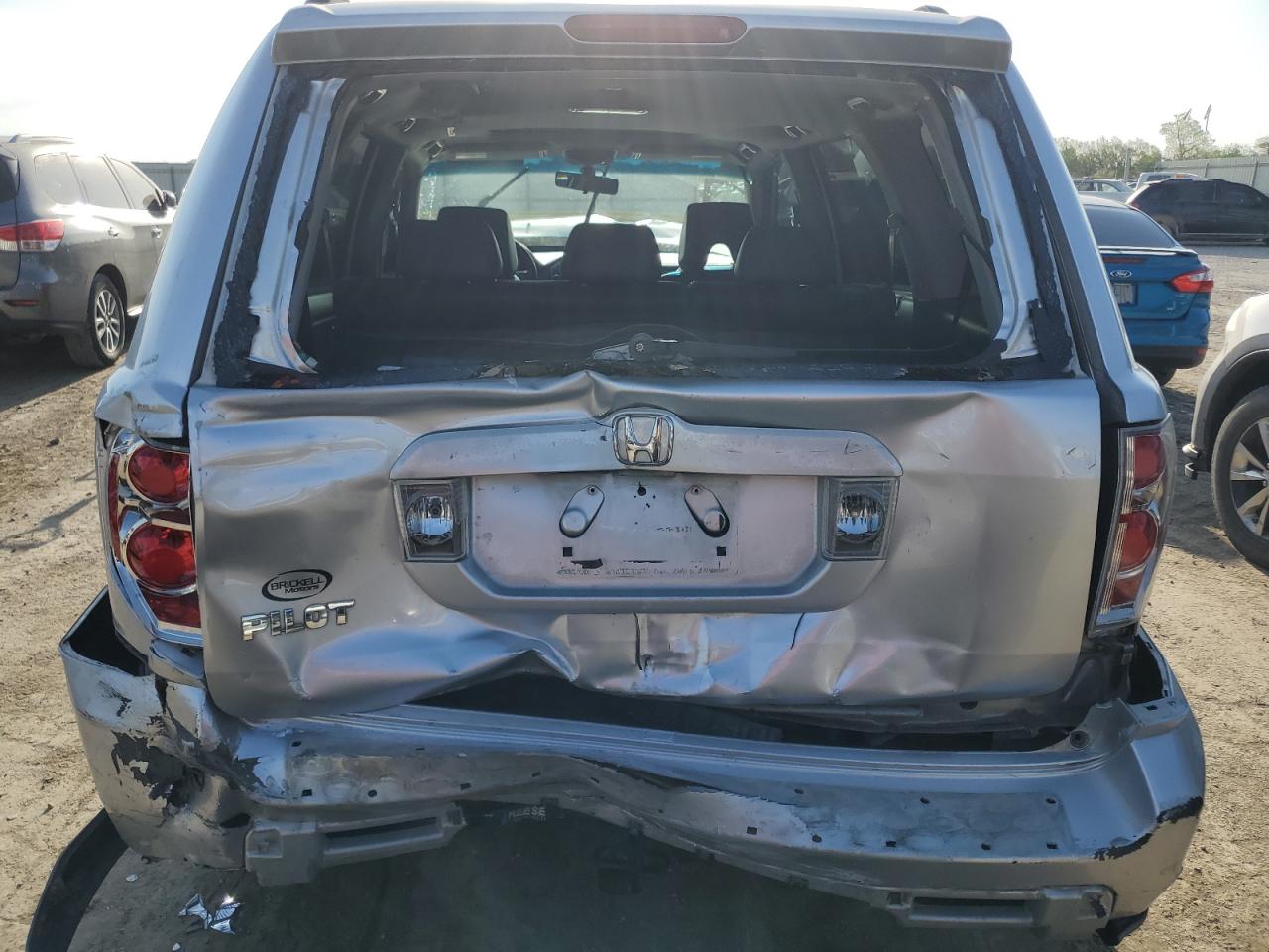 2006 Honda Pilot Ex VIN: 5FNYF28576B050532 Lot: 53135005