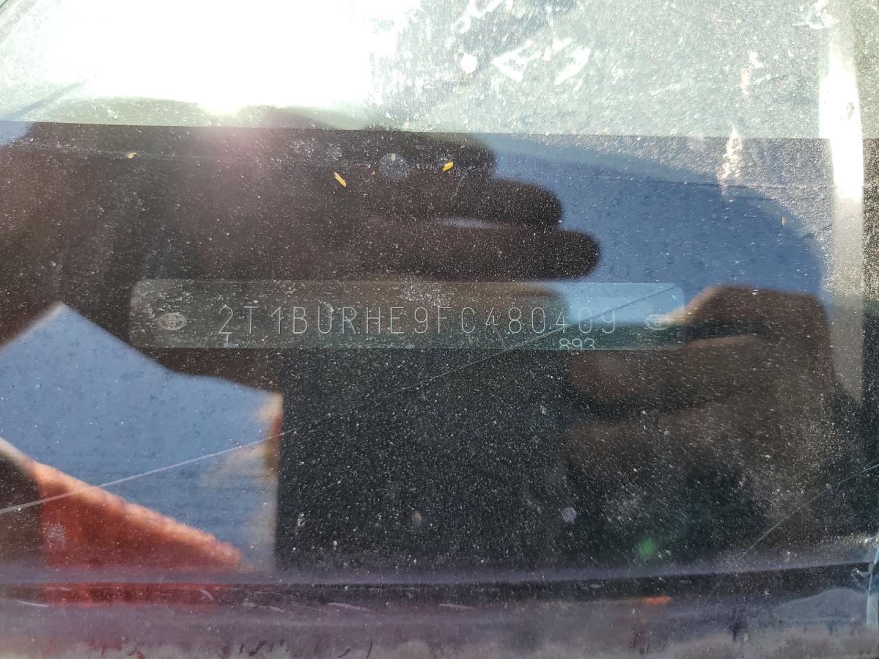 2015 Toyota Corolla L VIN: 2T1BURHE9FC480409 Lot: 54892065
