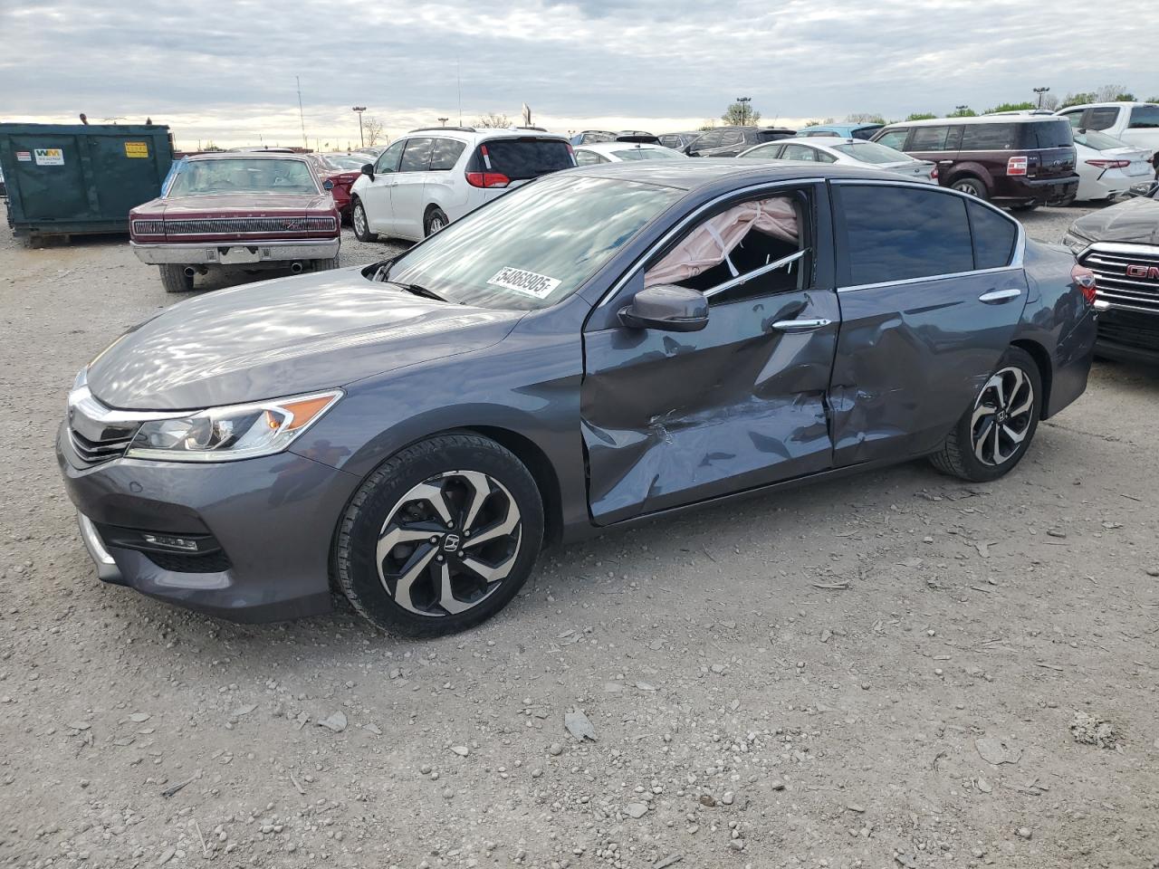 2017 Honda Accord Ex للبيع في Indianapolis، IN - Side