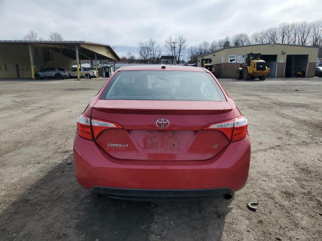  TOYOTA COROLLA 2015 Czerwony