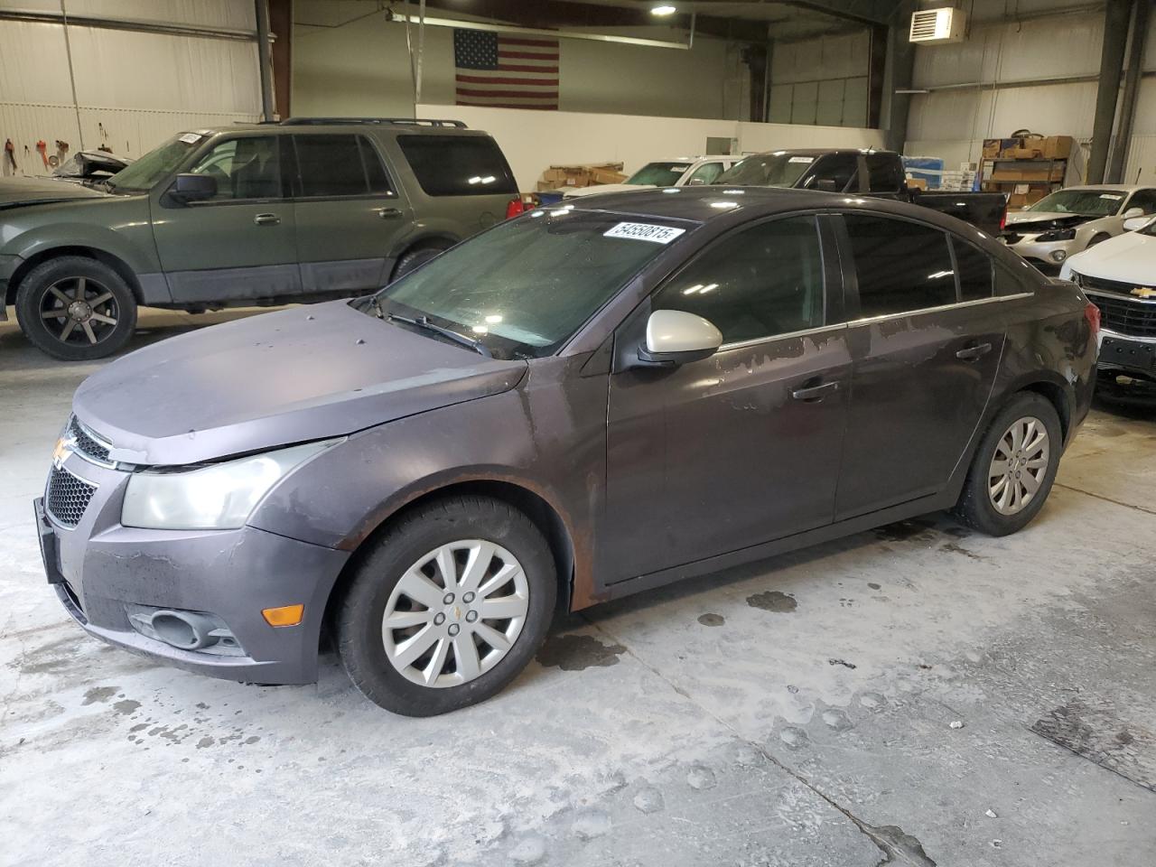 2011 Chevrolet Cruze Lt en Venta en Greenwood, NE - Burn - Interior