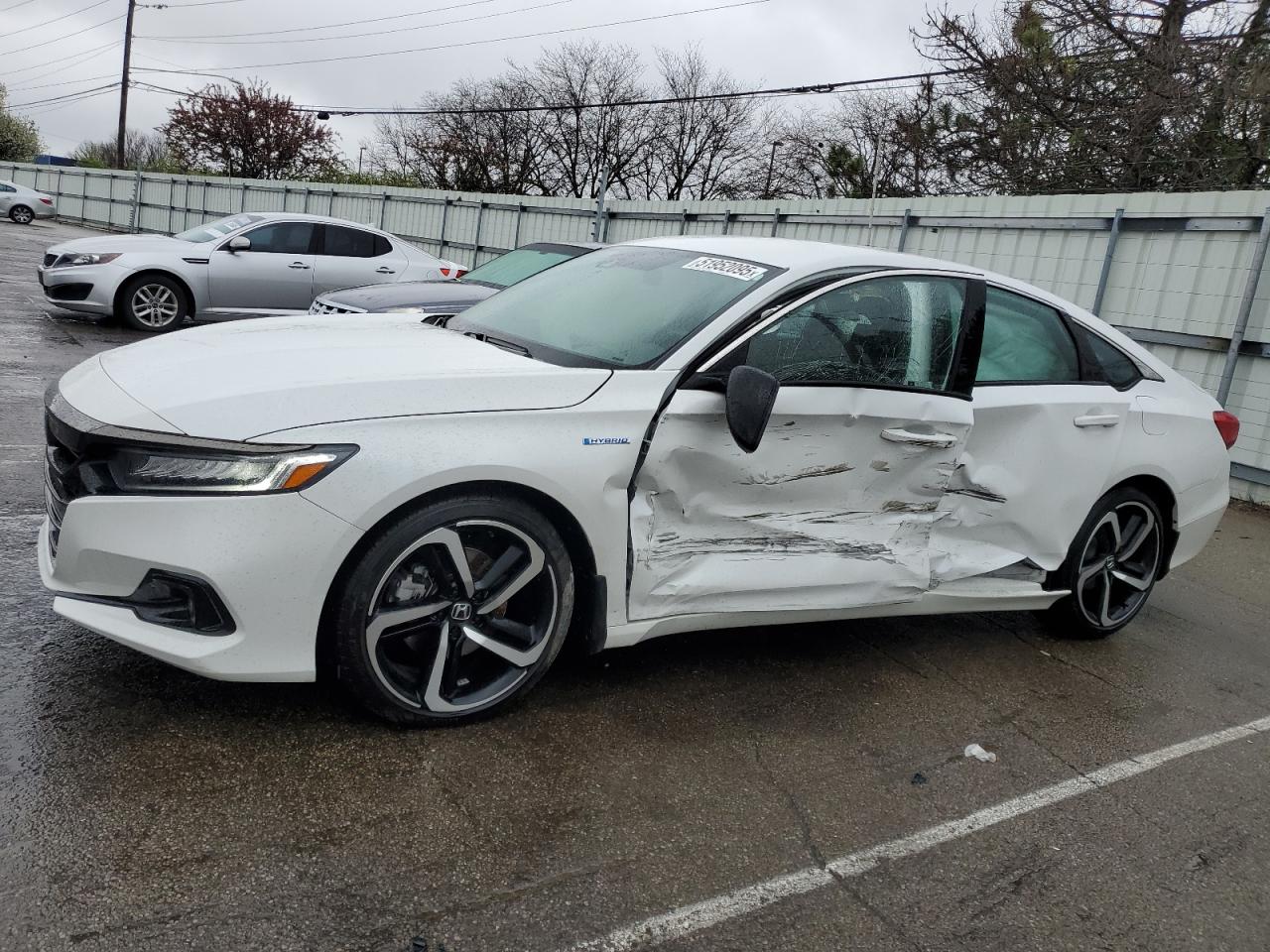 2022 Honda Accord Hybrid Sport zu verkaufen in Moraine, OH - Side