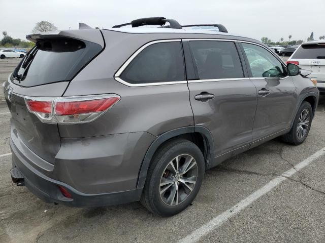  TOYOTA HIGHLANDER 2016 Сірий