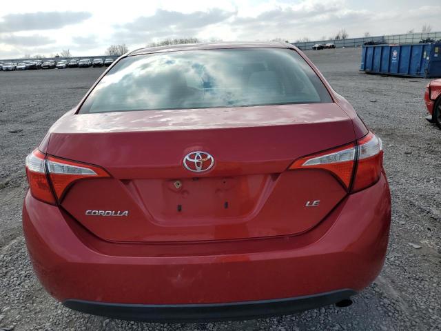Sedans TOYOTA COROLLA 2015 Red