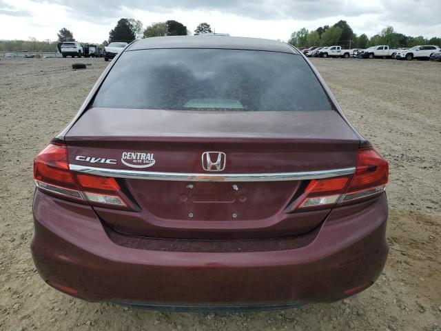  HONDA CIVIC 2013 Бордовый