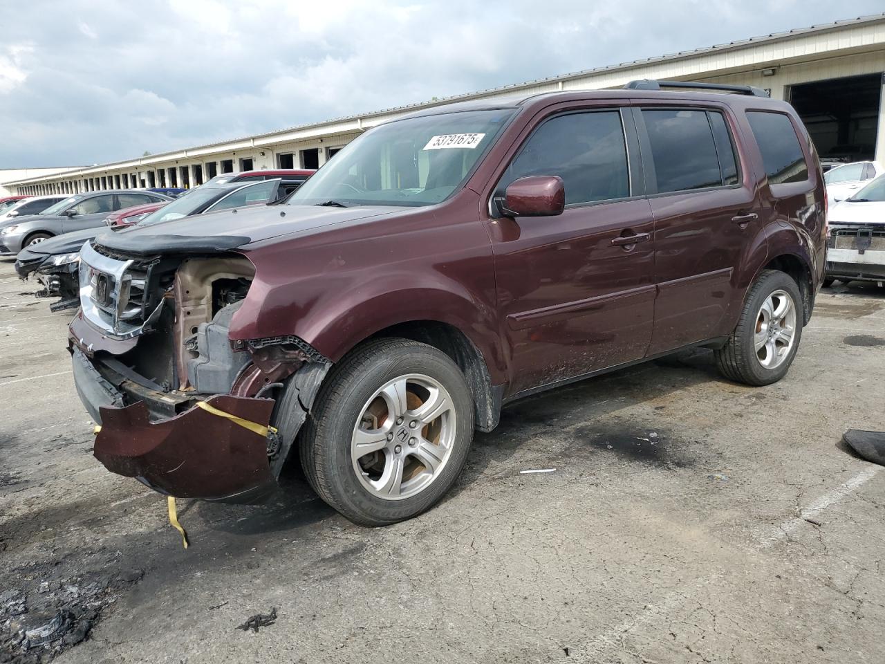 2012 Honda Pilot Ex na sprzedaż w Louisville, KY - Front End