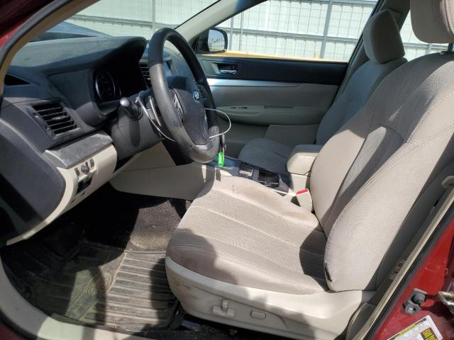  SUBARU LEGACY 2014 Czerwony