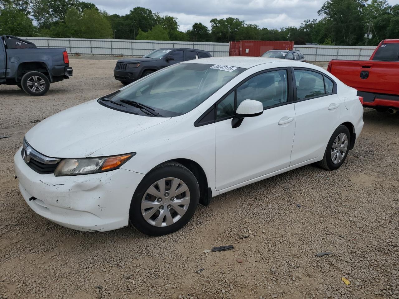 2012 Honda Civic Lx for Sale in Theodore, AL - Front End