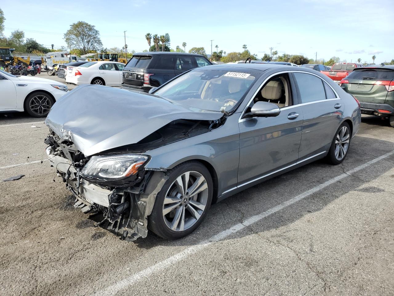 2018 Mercedes-Benz S 450 للبيع في Van Nuys، CA - Front End
