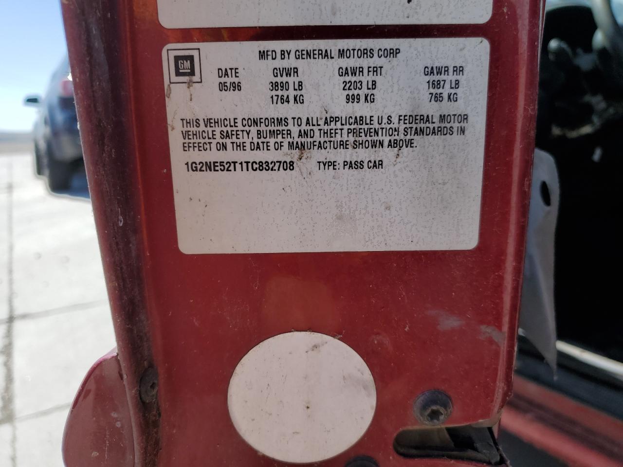 1996 Pontiac Grand Am Se VIN: 1G2NE52T1TC832708 Lot: 51720045