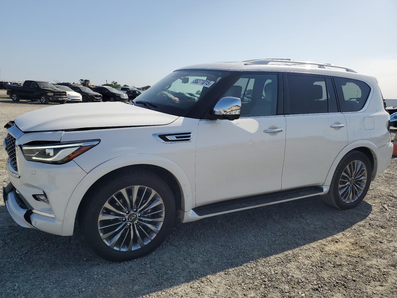 2021 Infiniti Qx80 Sensory na sprzedaż w Antelope, CA - Rear End