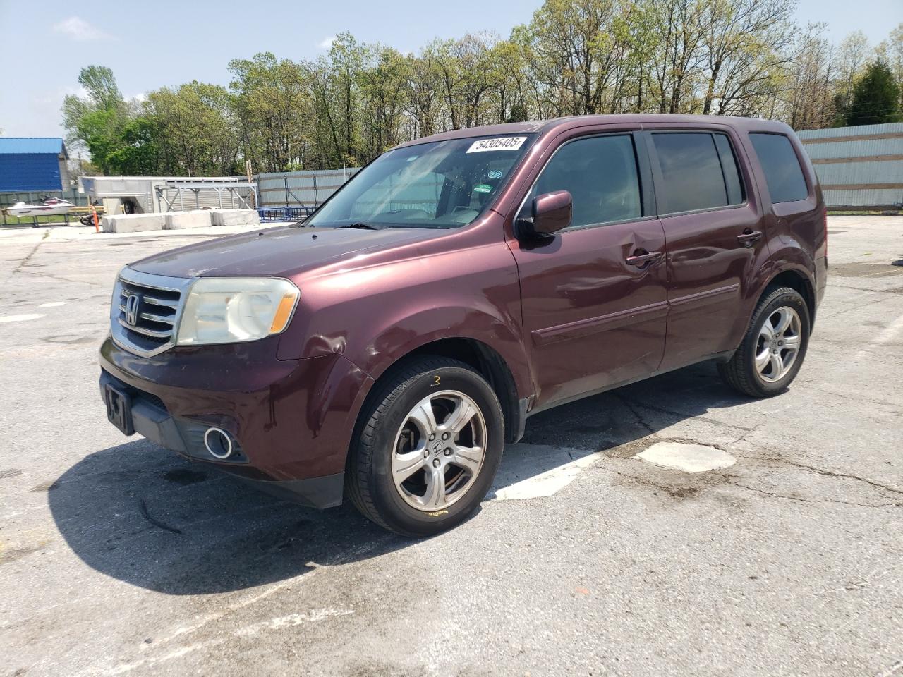2013 Honda Pilot Exl na sprzedaż w Rogersville, MO - Rear End