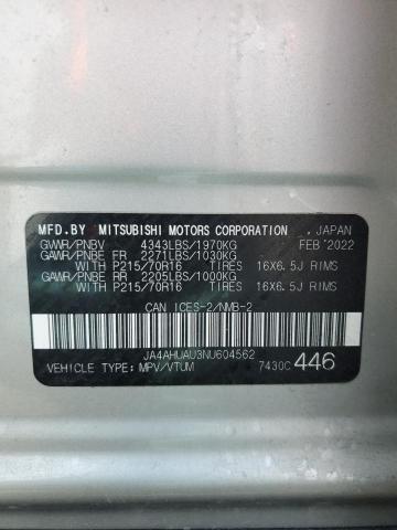 2022 MITSUBISHI RVR ES