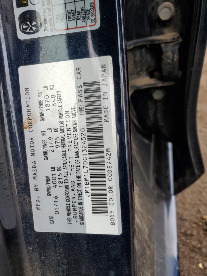 2016 Mazda 3 Touring VIN: 3JM1BM1L0G1324520 Lot: 52690365