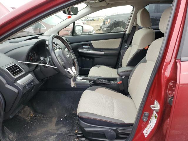  SUBARU CROSSTREK 2017 Czerwony