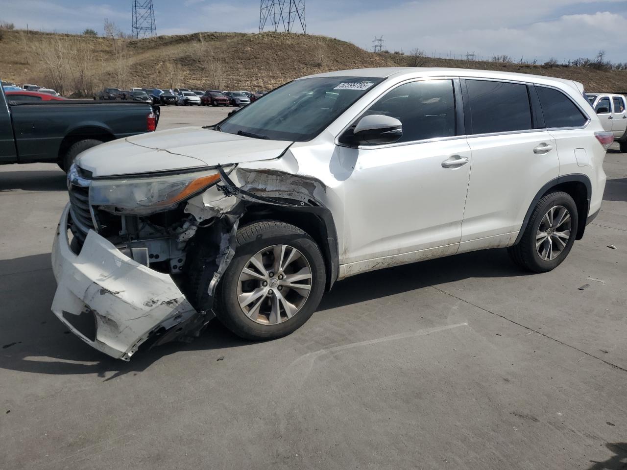 2015 Toyota Highlander Le en Venta en Littleton, CO - Front End