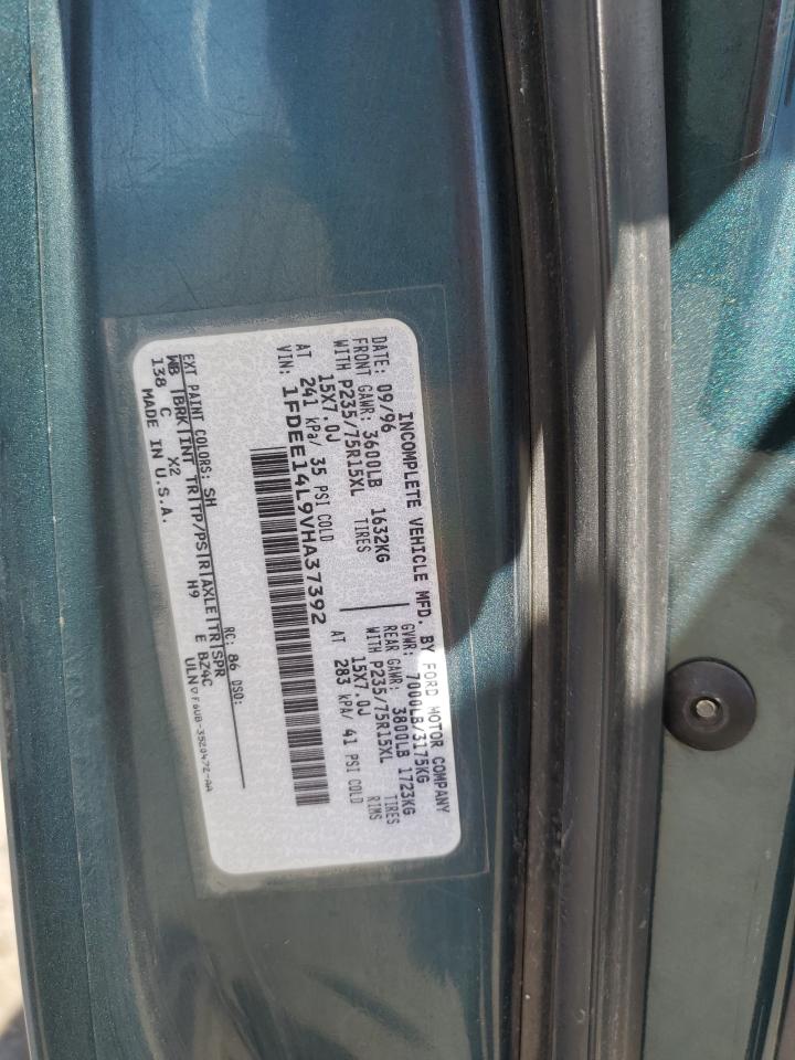 1997 Ford Econoline E150 Van VIN: 1FDEE14L9VHA37392 Lot: 51377565