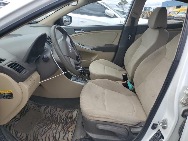  HYUNDAI ACCENT 2013 Белый