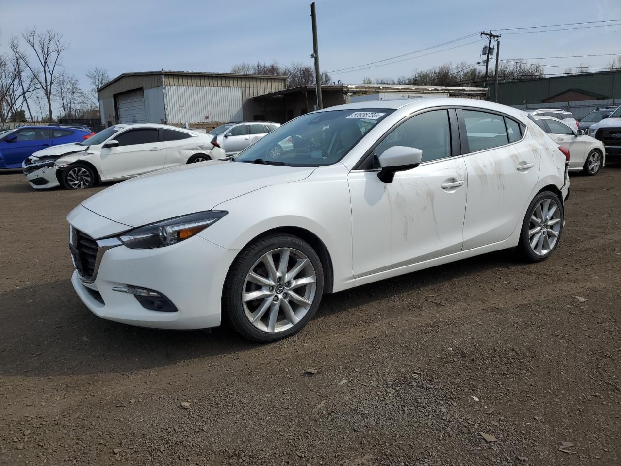 2017 Mazda 3 Grand Touring na sprzedaż w New Britain, CT - Rear End