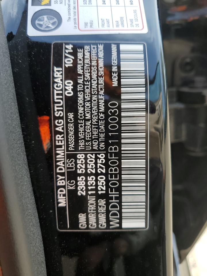 wddhf0eb0fb110030 WDDHF0EB0FB110030 2015 Mercedes-Benz E 250 Bluetec