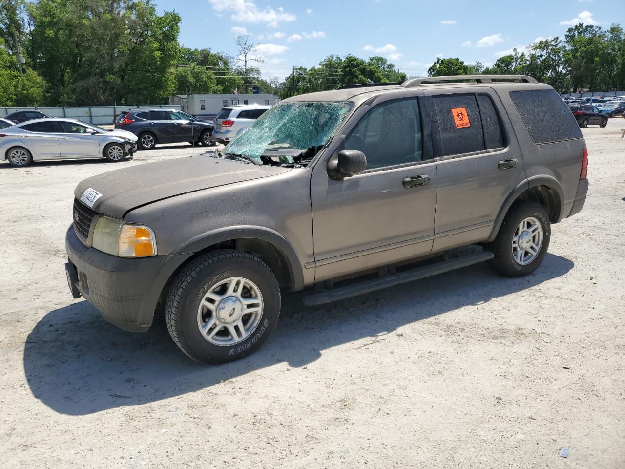 2003 Ford Explorer Xls იყიდება Ocala-ში, FL - Top/Roof