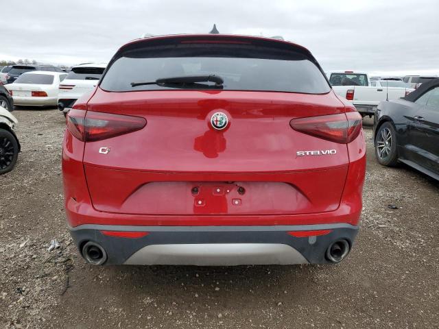  ALFA ROMEO STELVIO 2018 Czerwony