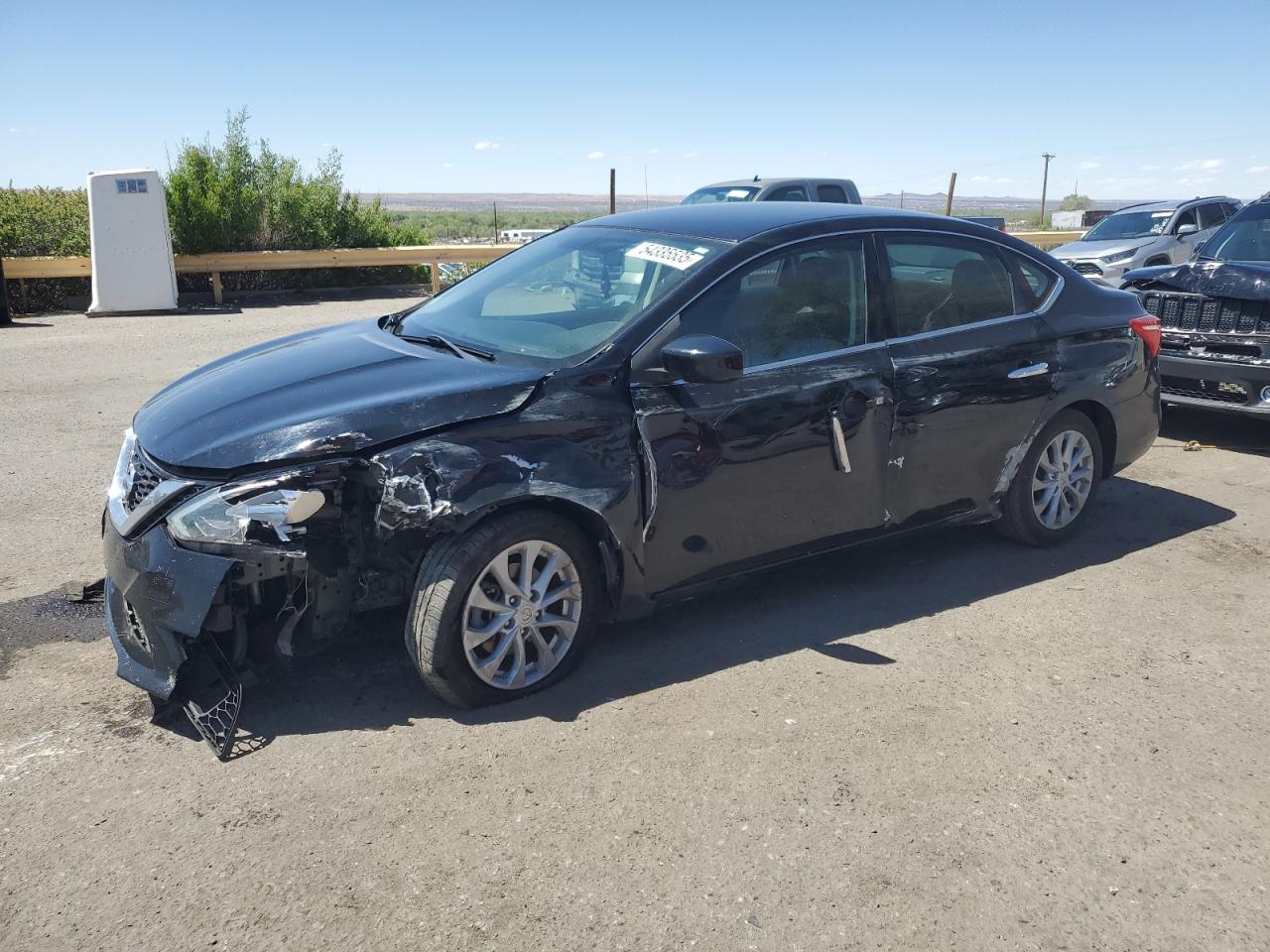 2019 Nissan Sentra S na sprzedaż w Albuquerque, NM - Front End