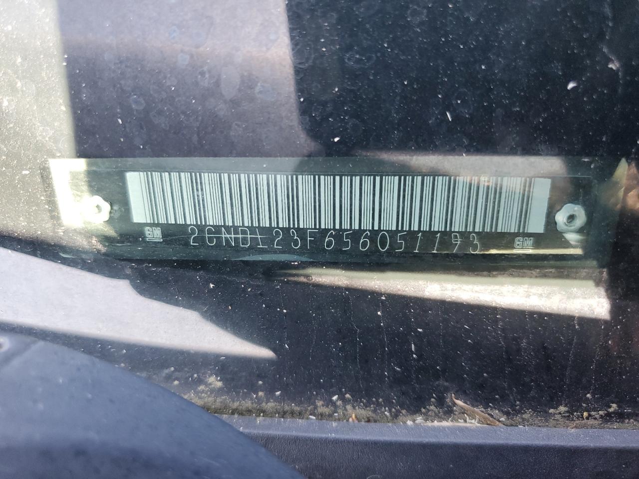 2005 Chevrolet Equinox Ls VIN: 2CNDL23F656051193 Lot: 52050455