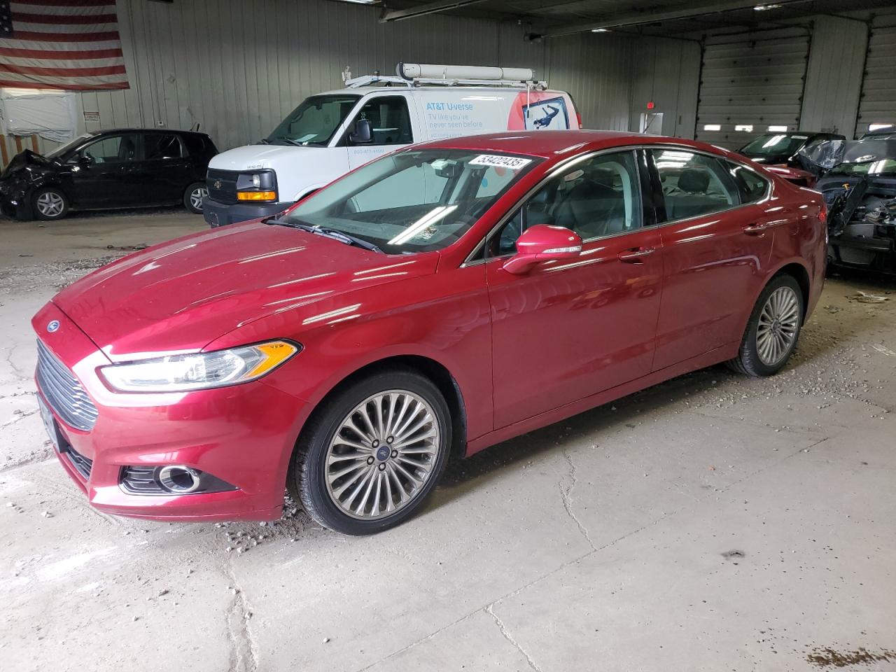2016 Ford Fusion Titanium for Sale in Franklin, WI - Rear End
