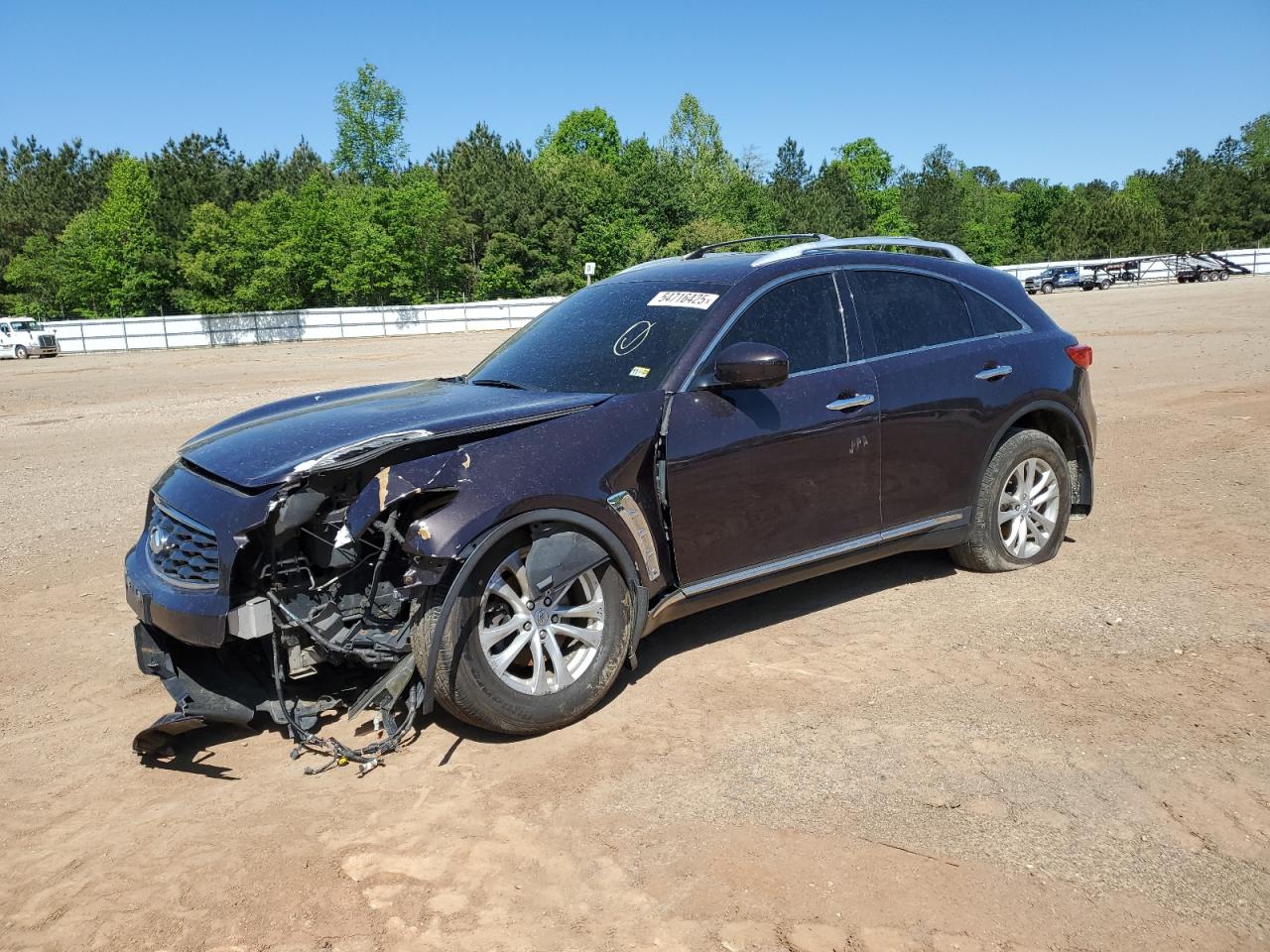 2011 Infiniti Fx35 zu verkaufen in Sandston, VA - Front End
